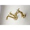 Kingston Brass KS116PB Essex Two Handle Wall Mount Bathroom Faucet, Polished Brass KS116PB - alternate 6